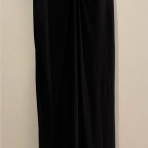 Elegant Black Maxi Slip Dress